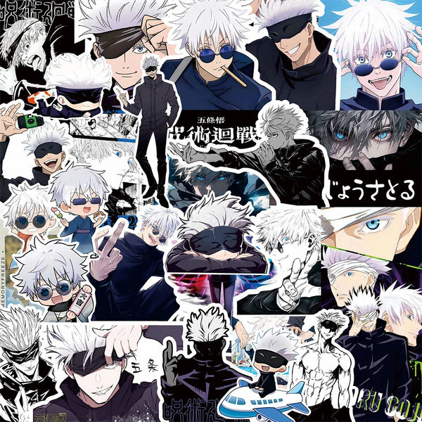 Autocollants Anime Jujutsu Kaisen pour Ordinateurs et Accessoires