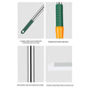 Heavy-Duty Floor Squeegee with Aluminum Handle