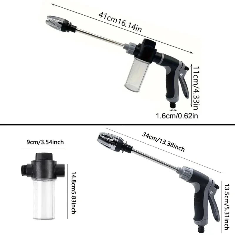 High-Pressure Water Gun Nozzle for Car Wash & Garden