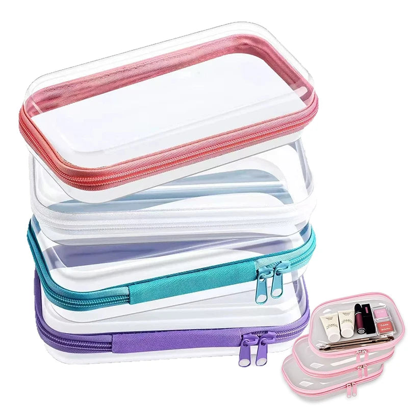 Transparente wasserdichte Reißverschluss-Tasche