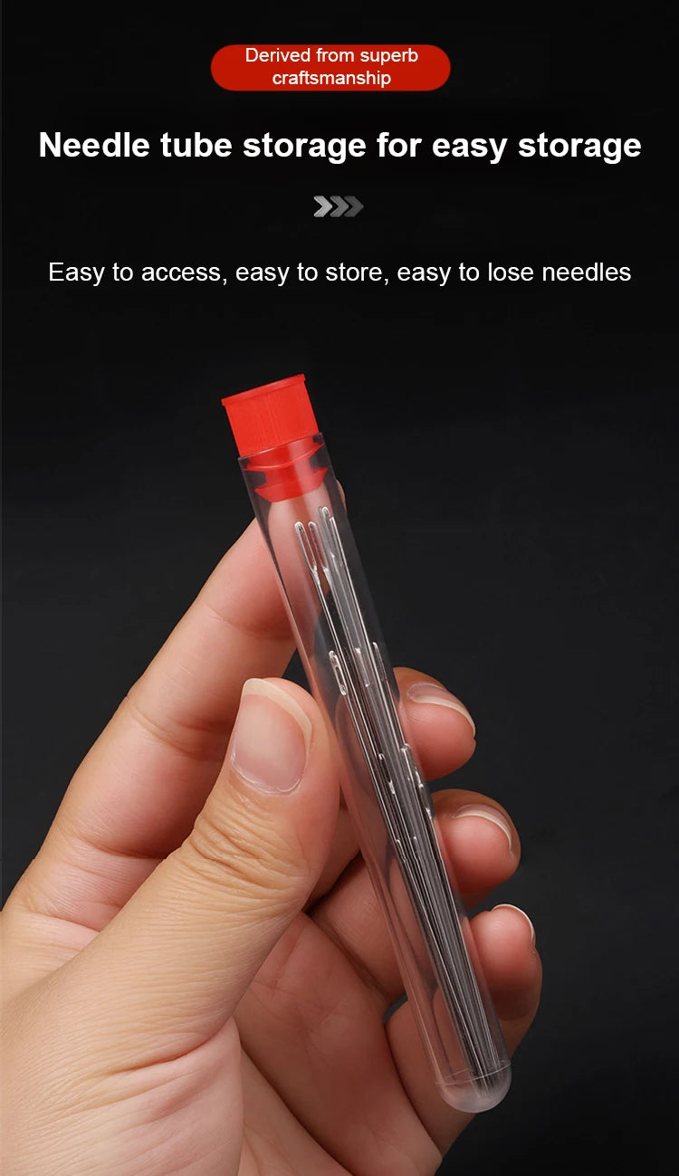 Complete Hand Sewing Tool Kit with Large-Eye Needles