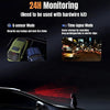 10-Inch Touchscreen Mirror Dash Cam with Front and Rear Cameras