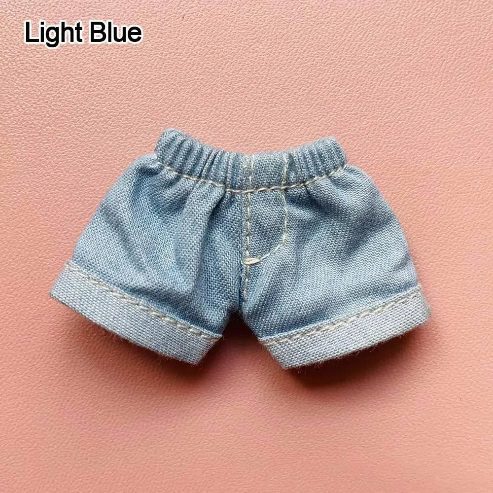 Mini Denim Shorts for 1/12 BJD Dolls