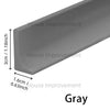 Gray silicone shower threshold water dam for bathroom dry-wet separation