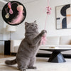 Juguete Colgante Automático para Gatos con Plumas y Cuerdas