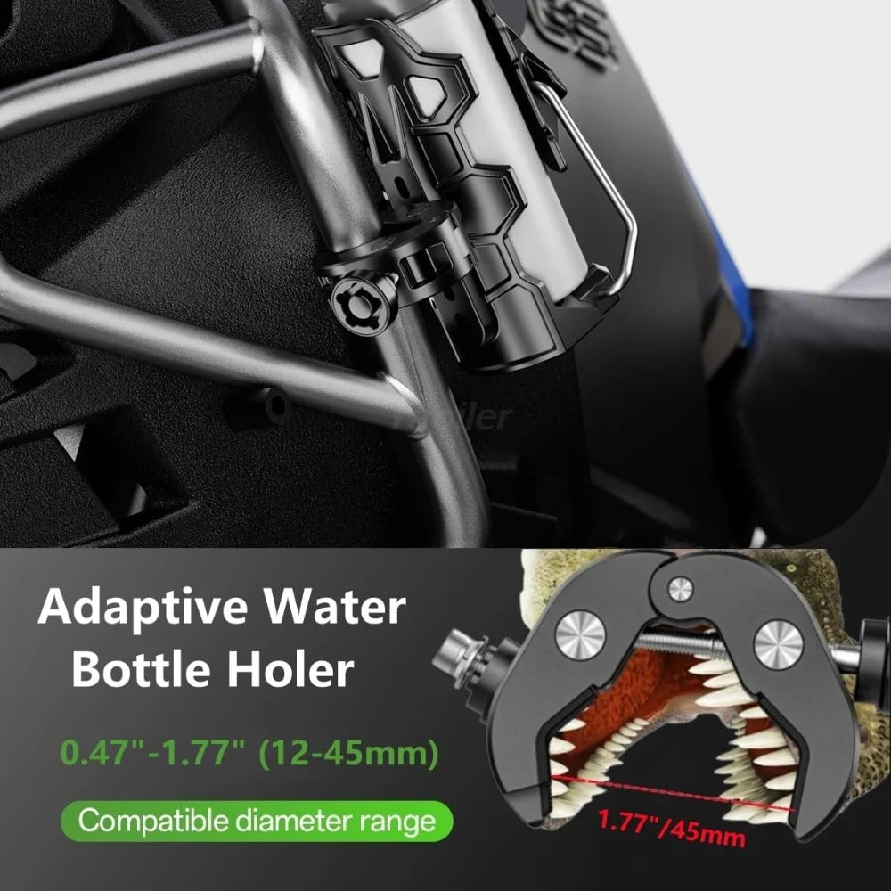 Adjustable Anti-Theft Motorcycle Cup Holder with 360° Rotation