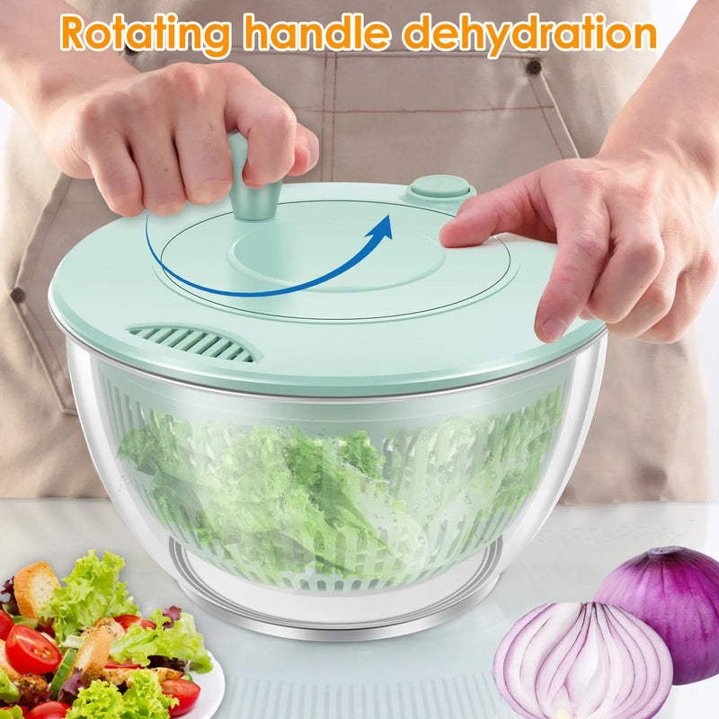 Multi-Function Salad Spinner & Veggie Slicer