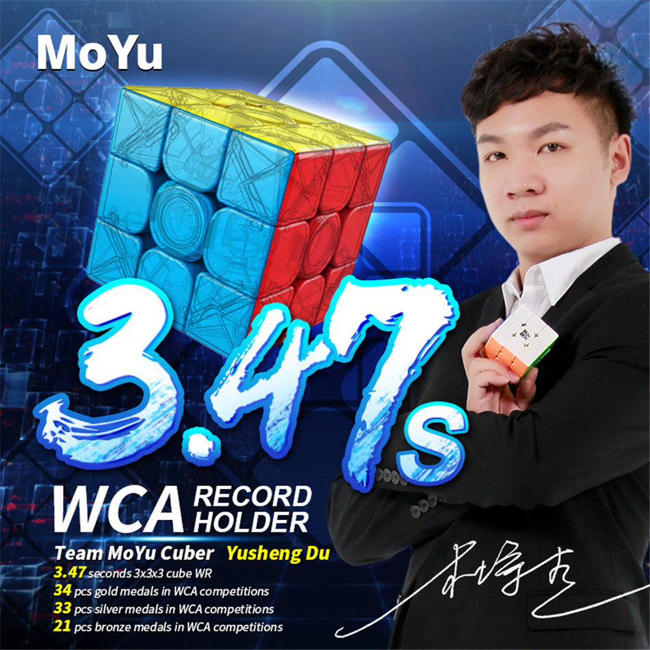Meilong 3x3 Speed Cube – Stickerless Puzzle for All Ages