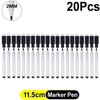 Dry Erase Markers with Built-in Eraser Cap
