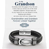 Infinity Knot Leather Bracelet for Men