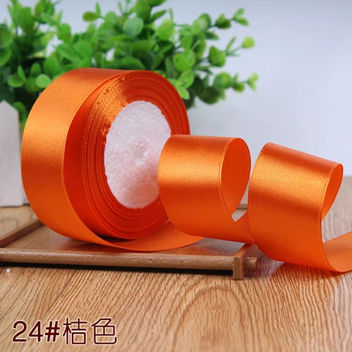 Silk Satin Ribbon Roll for Gift Wrapping, DIY Crafts, and Party Decor
