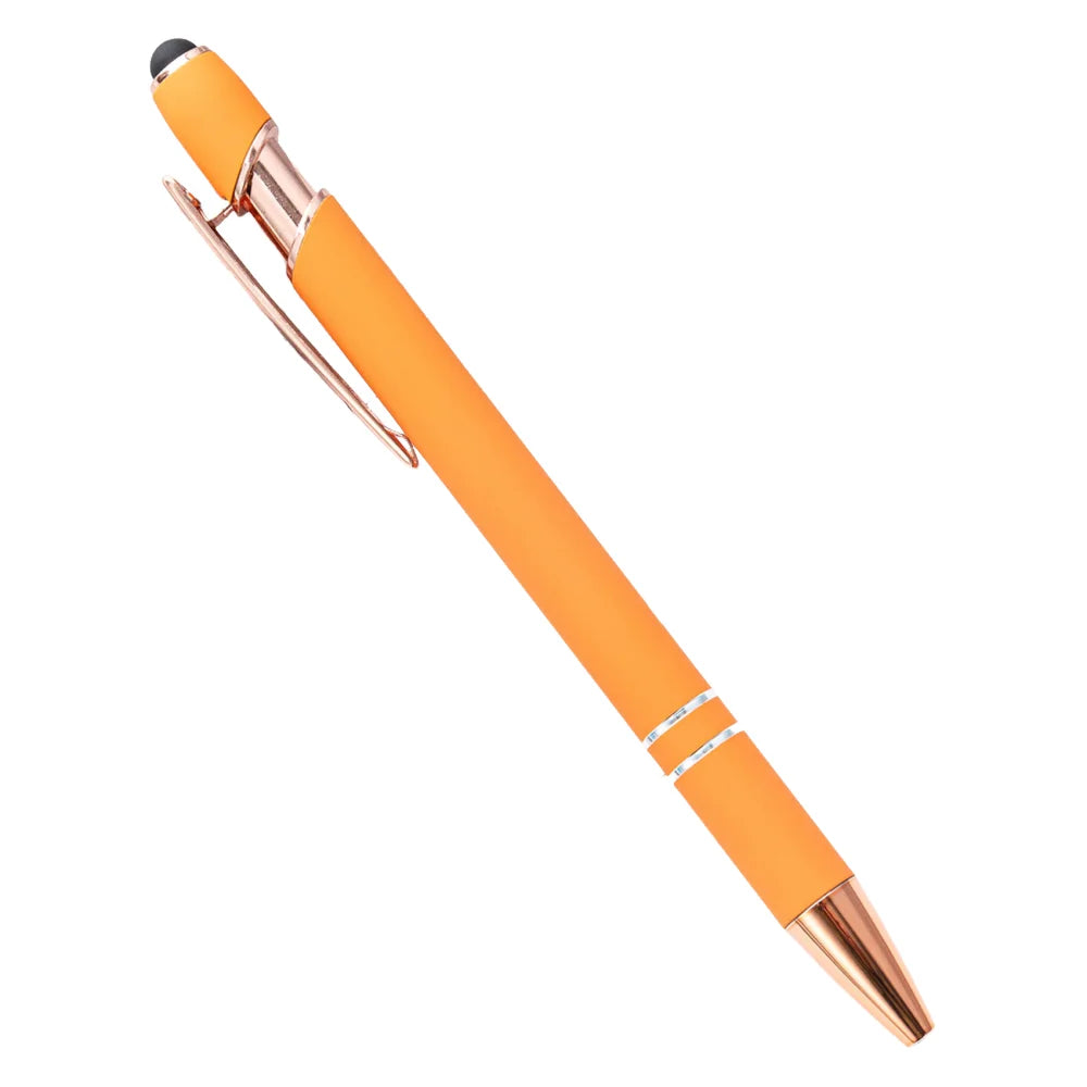 2-in-1 Stylus Pen with Retractable Ballpoint – Pack of 5