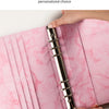 Marble A5 Savings Challenge Binder with 100 Cash Envelopes