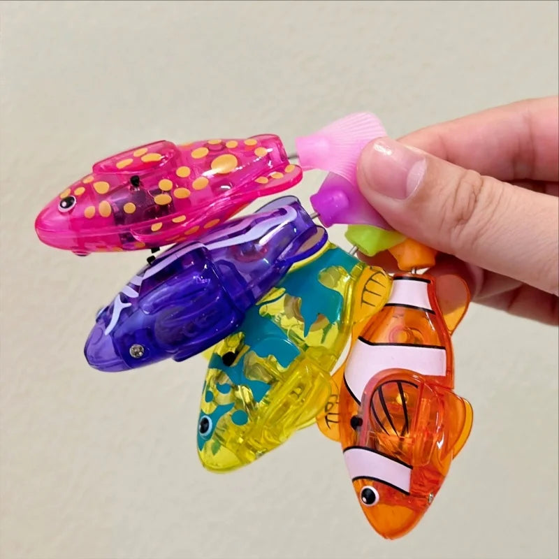 Interactive Light-Up Swimming Fish Bath Toy