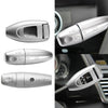 Mercedes S-Class W221 Wiper Lever Covers (Set of 3) – Silver ABS