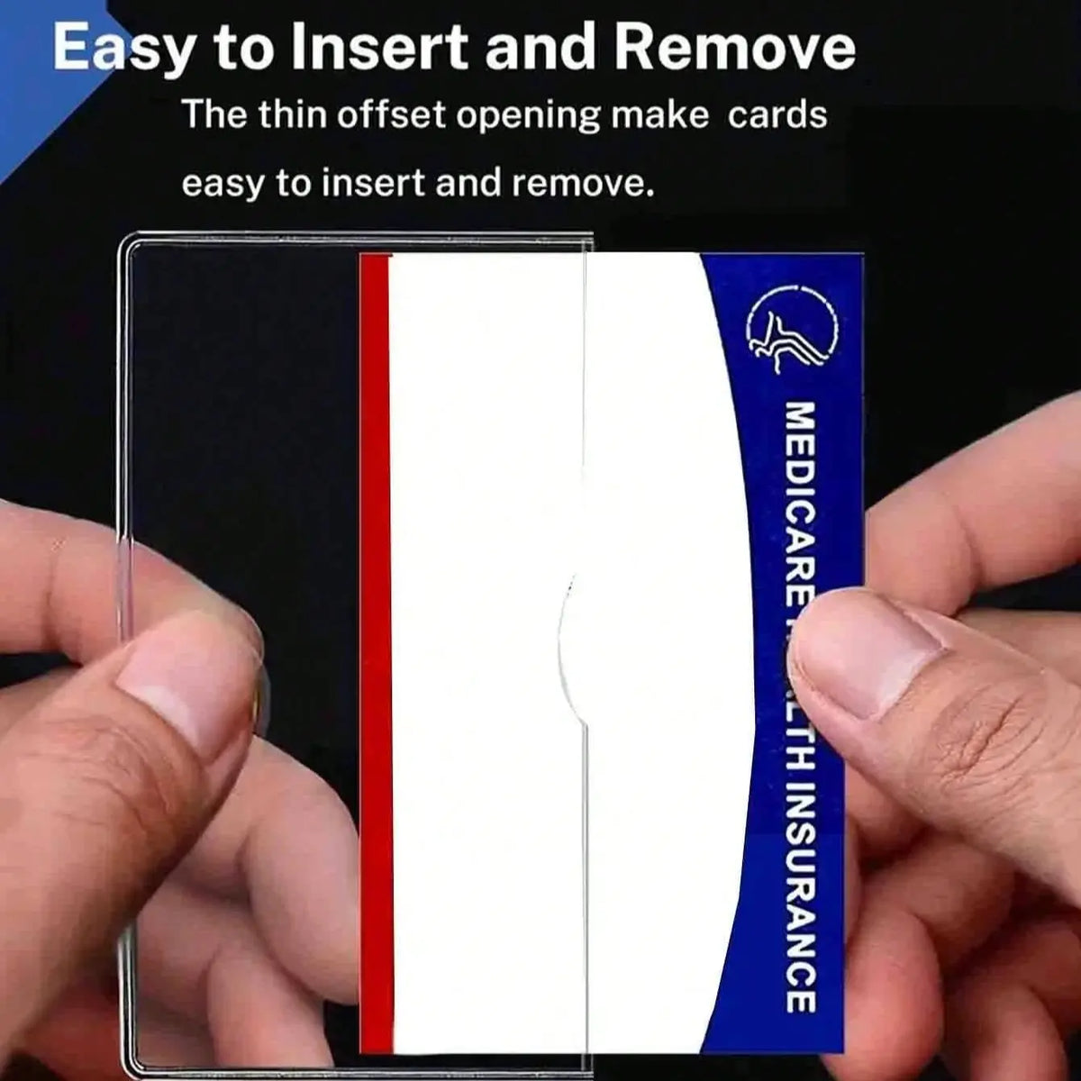 Clear PVC Card Protector Sleeves (5-Pack)