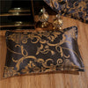 Silver Royal Luxury Duvet Cover Set with Pillowcases