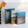 Set of 3 Decorative Faux Books for Shelf & Coffee Table Styling