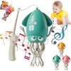 Interactive Dancing Octopus Toy with LED Lights and Obstacle Avoidance