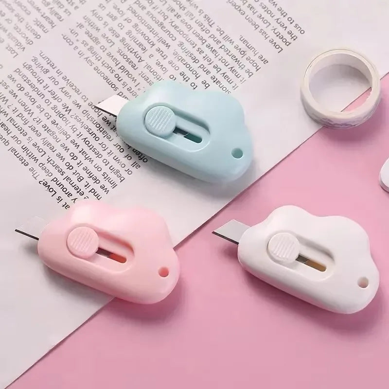 Cute Rabbit & Cloud Design Mini Utility Knife