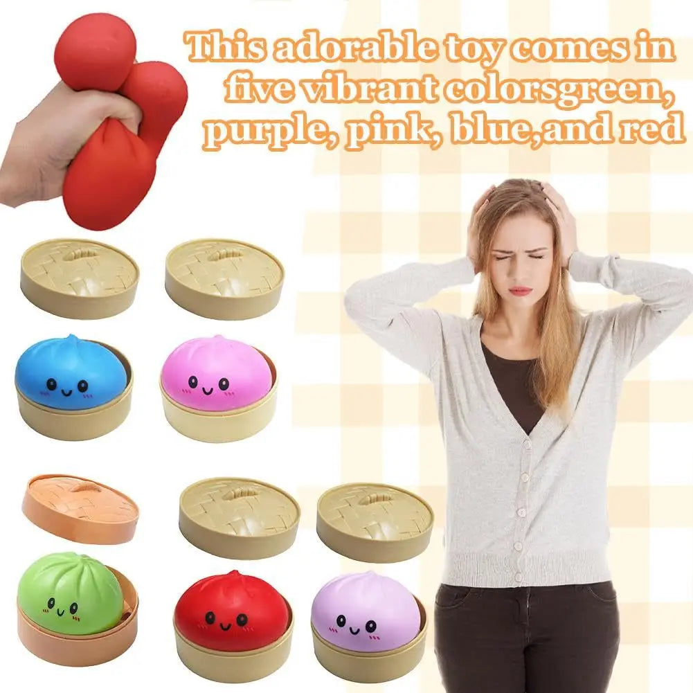 Glitter Dumpling Squishy Stress Relief Toy