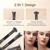 U-Shaped Nose Contour Brush with Dual-End Design