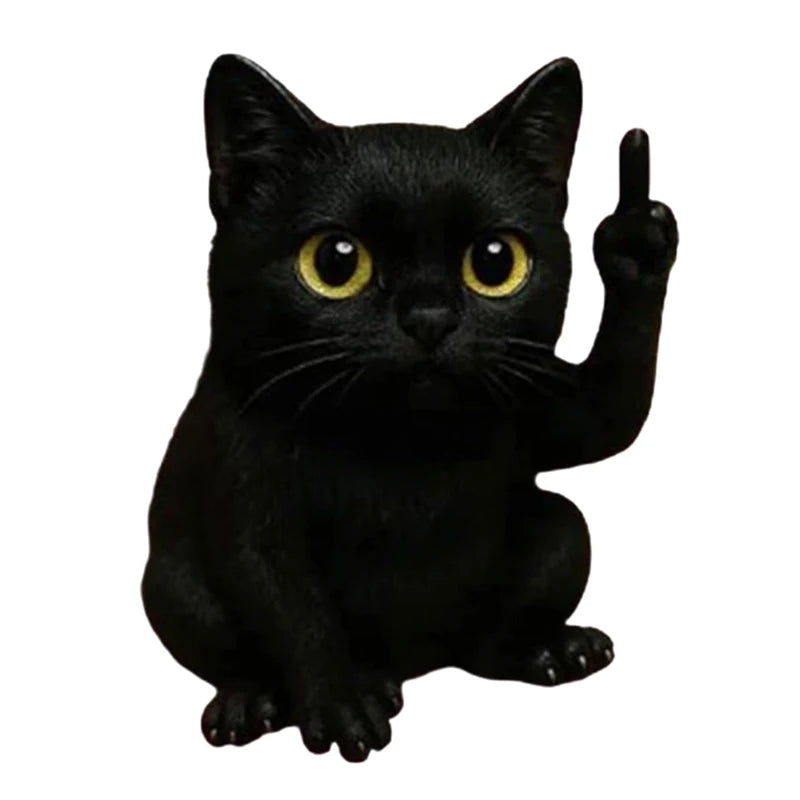 Sassy Animal Desktop Statue with Playful Gesture