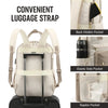 Women's Nylon Waterproof Casual Backpack with USB Port, Fits 15.6 Inch Laptop