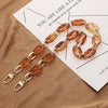Acrylic Handbag Chain with Resin Accents