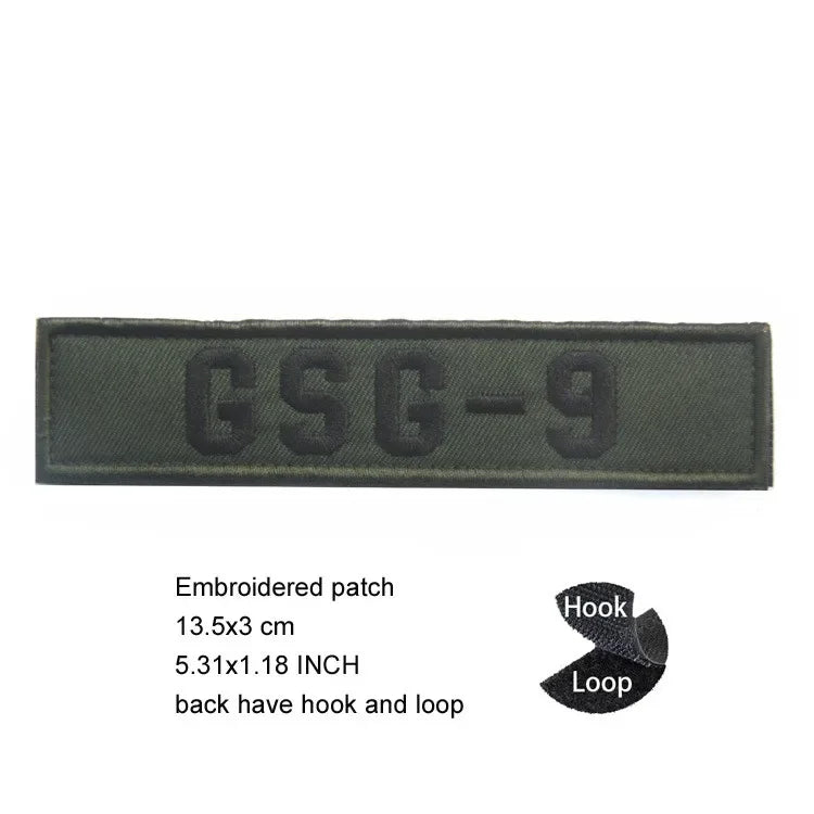 Luminous Reflective German Eagle Patch with Hook-and-Loop Backing