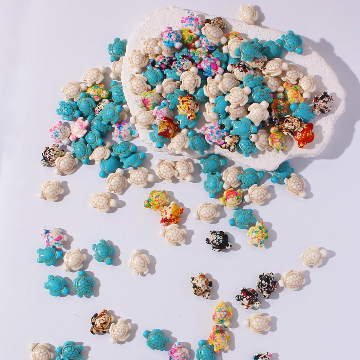 Ocean-Themed Turtle Charm Beads for Jewelry Making