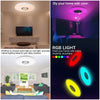 Luz de Techo LED Inteligente con Altavoz Bluetooth e Iluminación RGB