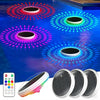 Solar-Powered RGB Pool Light with Remote Control