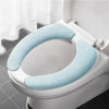Plush Non-Slip Toilet Seat Cover Set – Washable & Eco-Friendly