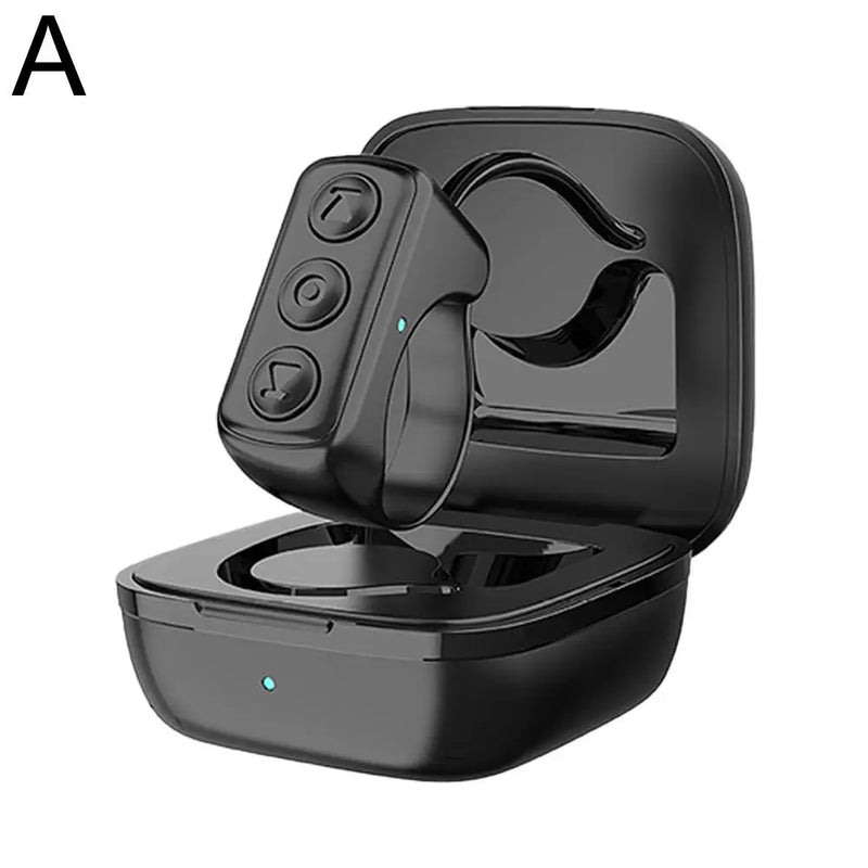 Bluetooth Ring Remote Control with Charging Case