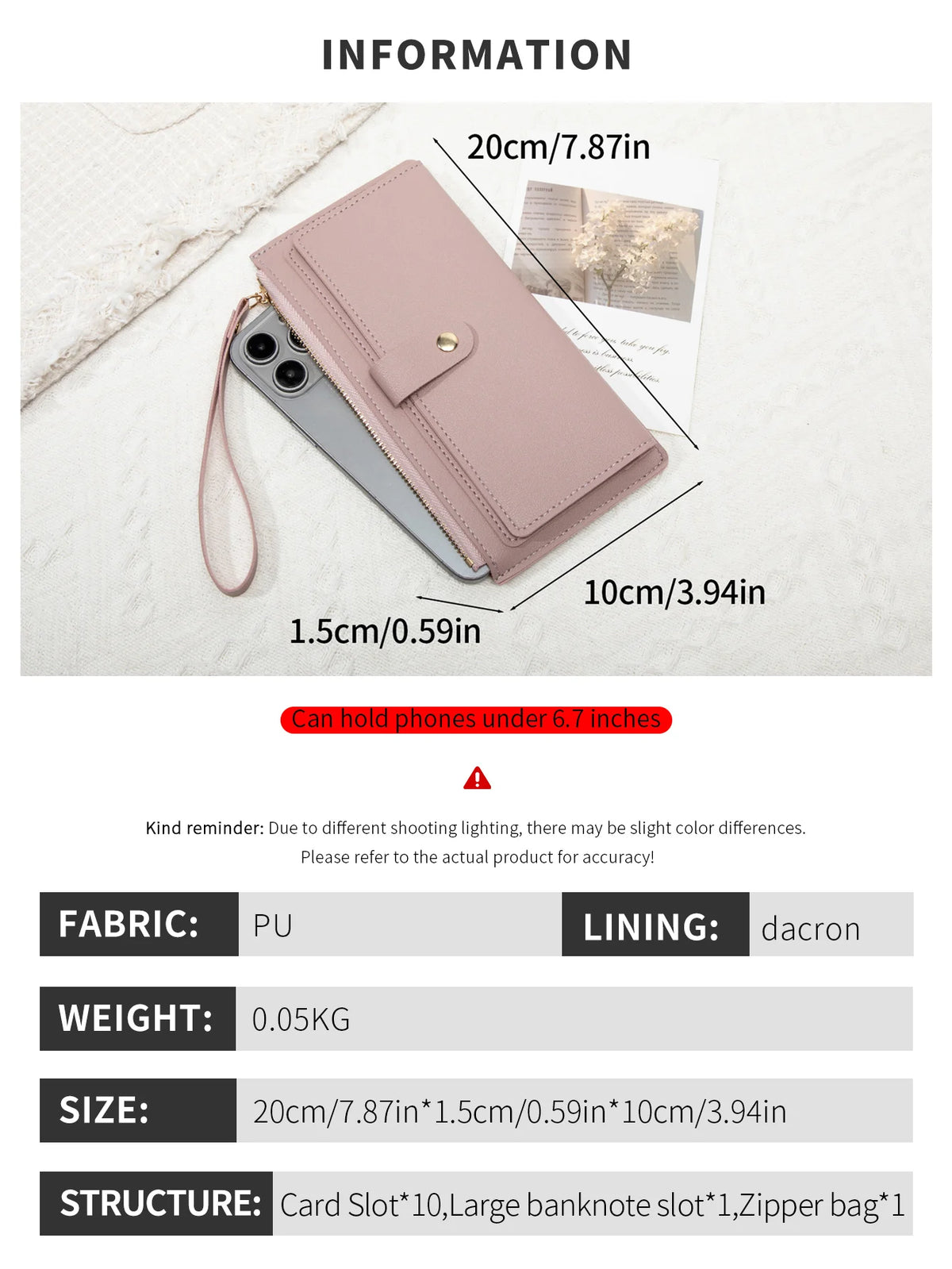 Slim PU Leather Card Holder Wallet