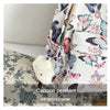 Butterfly Print Canvas Backpack for Women