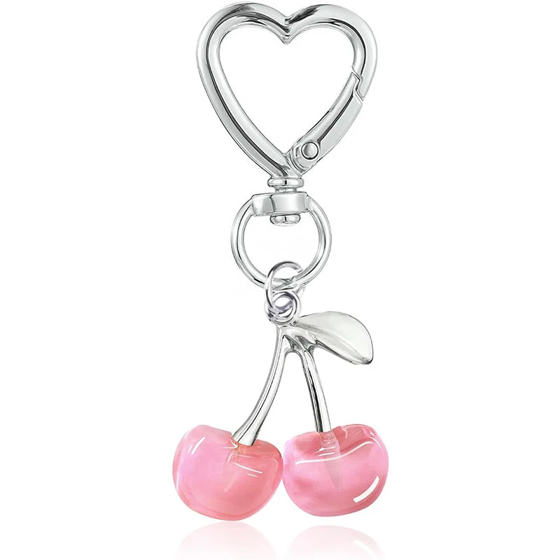 Cherry Bag Charm Keychain