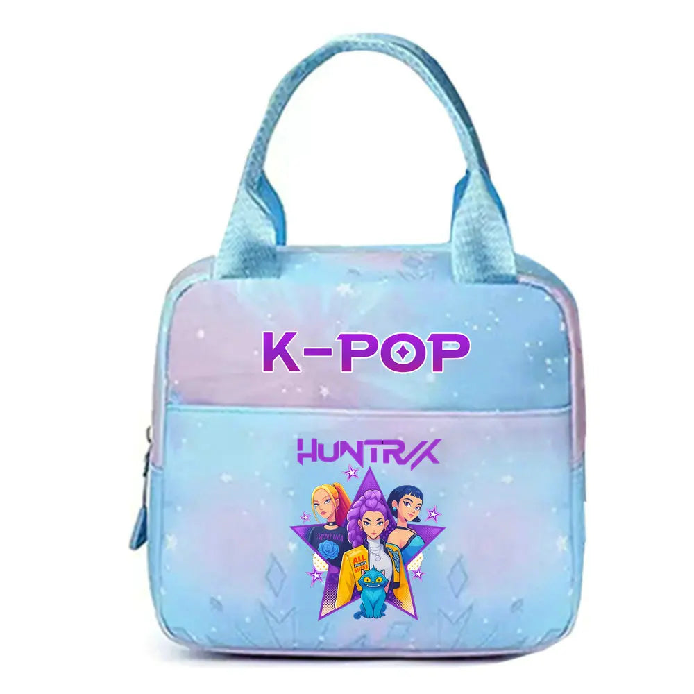 KPop Demon Hunters Insulated Lunch Bag with Shoulder Strap