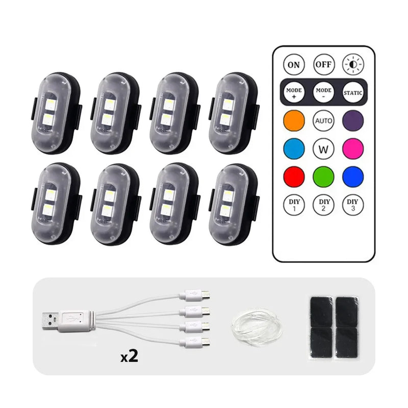 ضوء وميض LED لاسلكي عن بعد