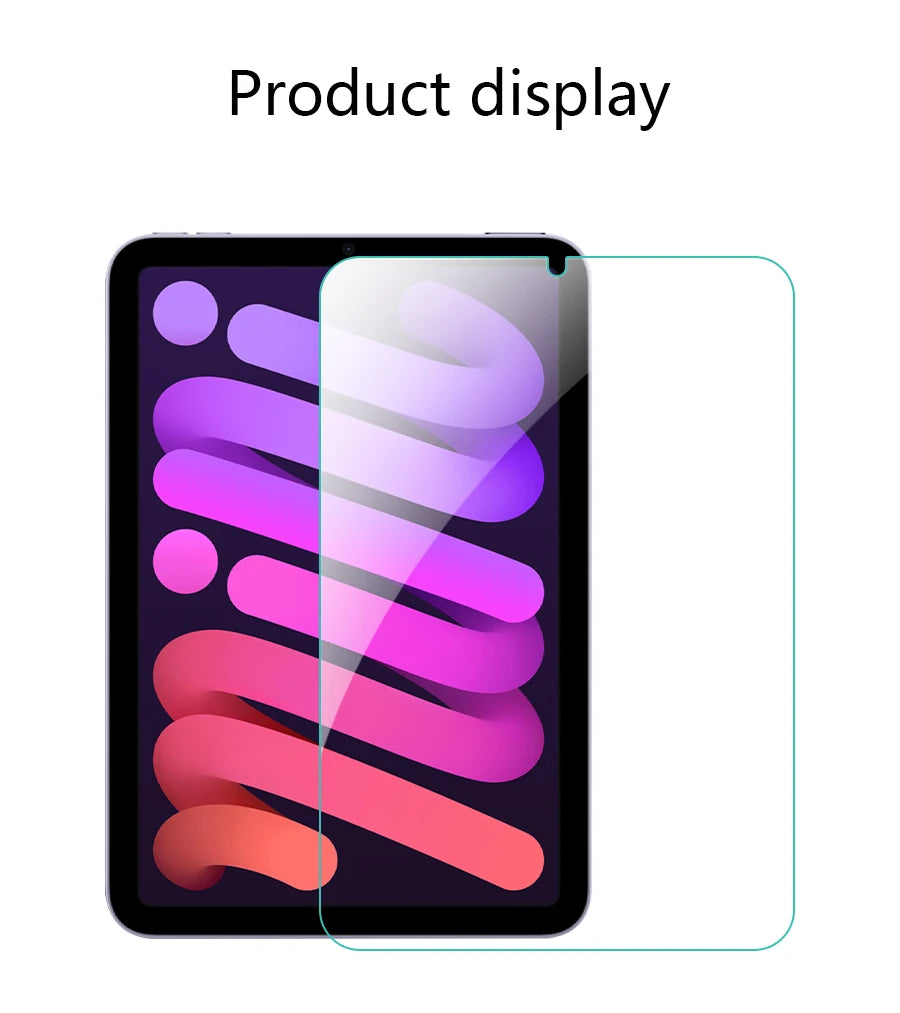 Ultra-Clear Tempered Glass Screen Protector for iPad