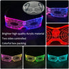 LED Glowing Glasses and Bowtie Set for Cosplay and Parties