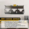 Heavy-Duty Wall-Mounted 3-Tier Tool Storage Rack