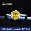 Adjustable Moissanite Ring with Tension Setting