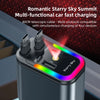 4-in-1 Retractable Car Charger with 180W Fast Charging
