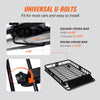 Heavy-Duty Roof Rack Cargo Basket with Wind Fairing
