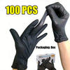 Black Disposable Nitrile Gloves for Cleaning and More