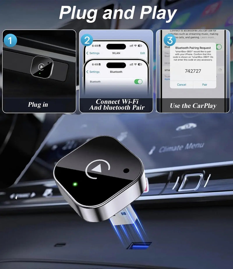 Wireless CarPlay & Android Auto Adapter