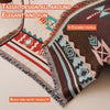 Oversized Aztec Boho Throw Blanket with Fringe