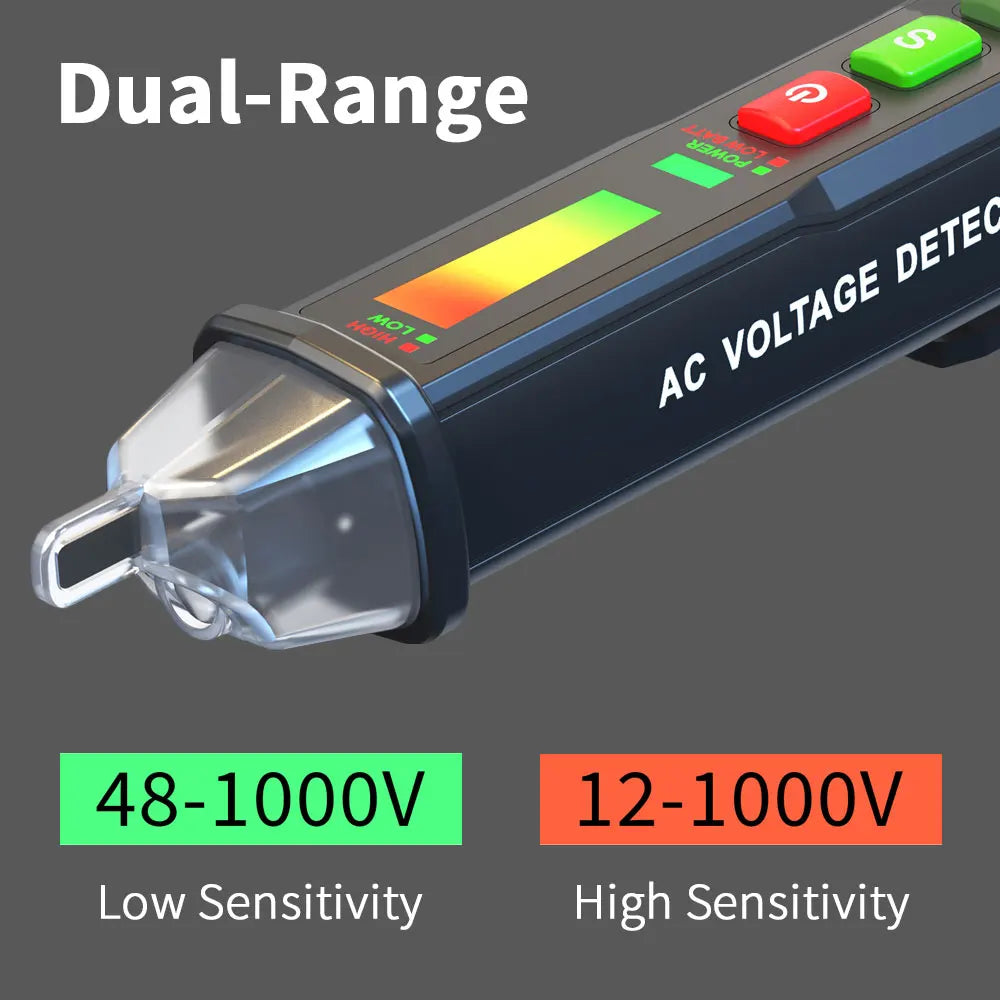 Non-Contact AC Voltage Tester Pen with Break-Point Detection